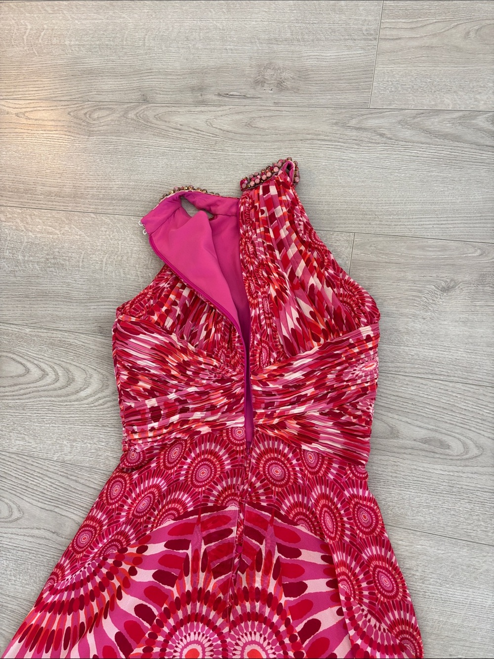 Teri Jon Halter Maxi Dress - Picture 6 of 13
